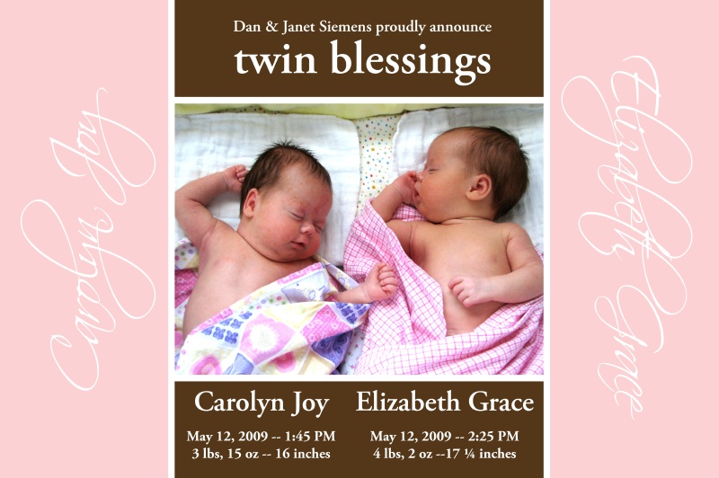 Twin Blessings