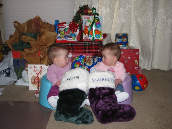 We could practically fit our whole bodies in these stockings!