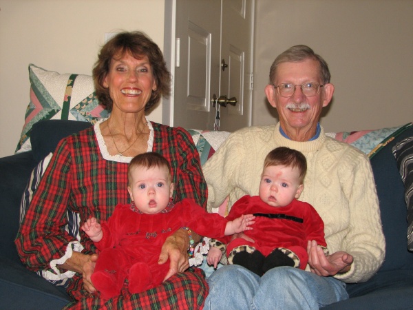 Nana & Papa with Carolyn & Elizabeth